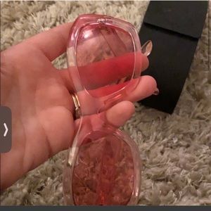 Prada Pink Cat Eye Sun glasses